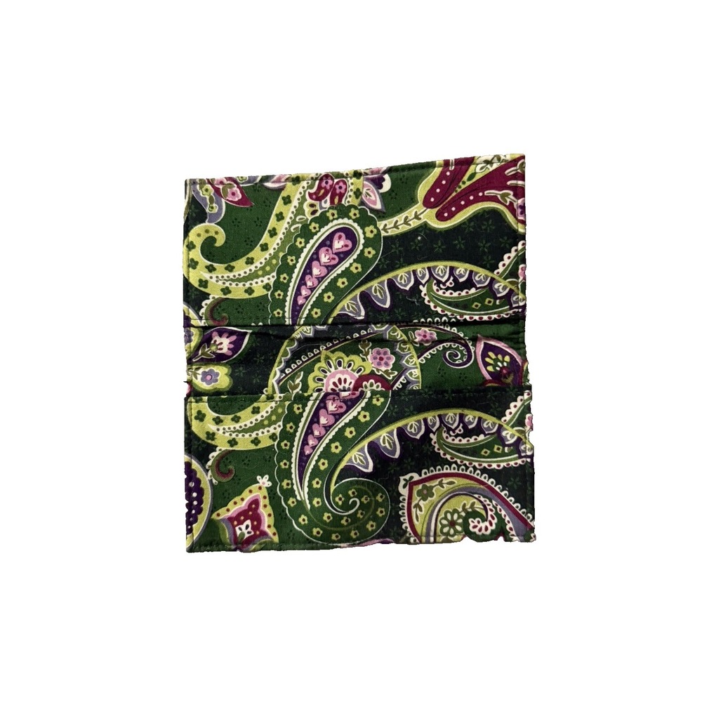 Vera Bradley Green Paisley Checkbook Cover - Picture 3 of 3